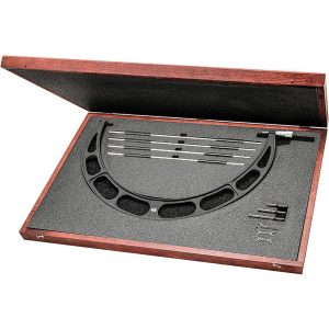 STARRETT Mechanical Outside Micrometer Set: 4 Pc, 20 to 24" Measurement 72705