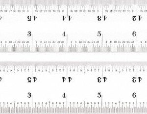 STARRETT Steel Rule: 48" OAL, 16R Graduation, Rigid, 1-1/2" OAW 51511