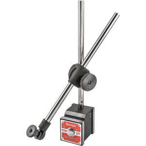 STARRETT Indicator Positioner & Holder: 150 lb Pull, Fine Adjustment, Includes Base 52749