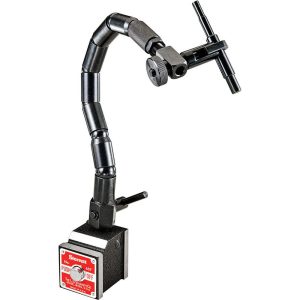 STARRETT Magnetic Indicator Base: 47.63 mm Base Length, 41.28 mm Base Width, 49.21 mm Base Height, with On, Off Switch 52760