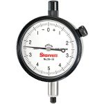 STARRETT Dial Drop Indicator: 0 to 0.025" Range, 0-5-0 Dial Reading, 0.0001" Graduation, 2-1/4" Dial Dia 53223
