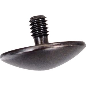 STARRETT Drop Indicator Contact Point: #4-48, 1/2" Dia, 1/8" Contact Point Length 70792