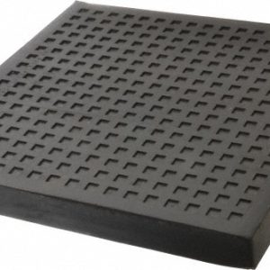 MASON IND. 10" Long x 10" Wide x 1" Thick, Rubber, Machinery Leveling Pad & Mat BBNR10X10