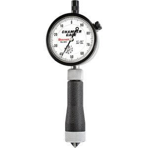 STARRETT Internal Chamfer Gage: 0 to 1/2", 0 to 90 &deg; 63685