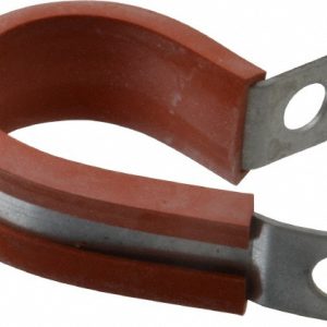 STAR TECHNOLOGIES, LLC Cushion Clamp: 1" Pipe, Galvanized Steel & Silicone Cushion, Blue & Silver STAR-GS-16HT