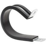 STAR TECHNOLOGIES, LLC Cushion Clamp: 1-1/2" Pipe, Galvanized Steel STAR-GS-24E