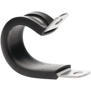 STAR TECHNOLOGIES, LLC Cushion Clamp: 7/8" Pipe, Stainless Steel, Black STAR-SS-14E