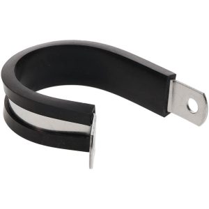 STAR TECHNOLOGIES, LLC Cushion Clamp: 1-1/4" Pipe, Stainless Steel, Black STAR-SS-20E