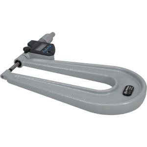 MITUTOYO Electronic Outside Micrometer: 1" Max, Solid Carbide Face, IP65 389-351-32