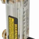 KING 1/4" F Port Block Style, Panel Mount Flowmeter 75301112C-11