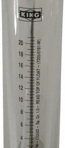 KING 1" FNPT Port Tube Flowmeter 7205018131W