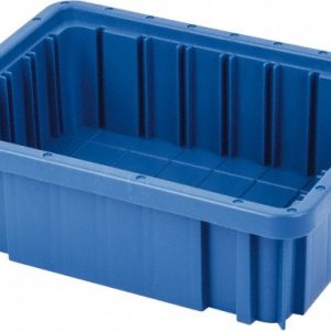 QUANTUM STORAGE Polypropylene Dividable Storage Tote: 50 lb Capacity DG91035BL