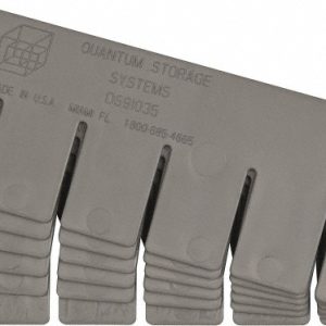 QUANTUM STORAGE Bin Divider: Use with DG91035, Gray DS91035