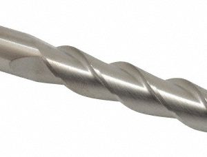SGS Square End Mill: 5/8" Dia, 3-3/4" LOC, 3 Flute, Solid Carbide 34719