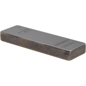 MITUTOYO Rectangle Steel Gage Block: 0.137", Grade 0 611177-531