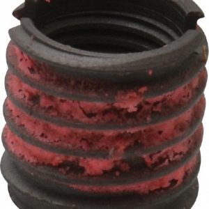 E-Z LOK Thread Locking Insert: 3/8-24 Internal Thread, 1/2-13 External Thread, UNF, 1/2" OAL, Self-Lock Wall 319-624
