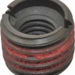E-Z LOK Thread Locking Insert: 1/2-13 Internal Thread, 7/8-9 External Thread, UNC, 11/16" OAL, Self-Lock Wall 335-8
