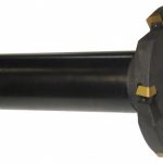 CUTTING TOOL TECHNOLOGIES Indexable Slotting Cutter: 1/2" Cutting Width, 3" Cutter Dia, Shank Connection, 3" Hole, 1-1/4" Shank Dia DSSC-130