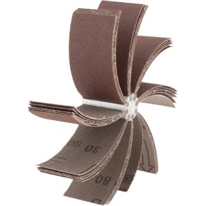 MERIT ABRASIVES 80 Grit, Coated, Aluminum Oxide Bore Polisher 08834154173