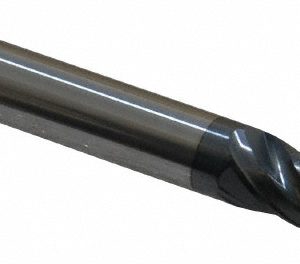 SGS Square End Mill: 8.00 mm Dia, 19.00 mm LOC, 4 Flute, Solid Carbide 46362