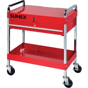 SUNEX TOOLS 350 Lb Capacity, 16" Wide x 30" Long x 35-1/4" High Service Cart 8013A