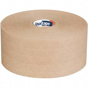 SHURTAPE Packing Tape: Natural, Water-Activated Adhesive 101685