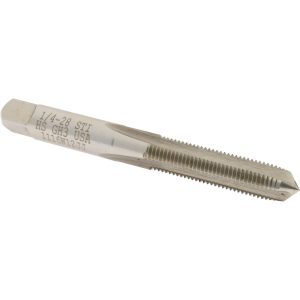 HERTEL Hand STI Tap: 1/4-28 UNF, H3, 3 Flutes, Plug Chamfer K007057AS