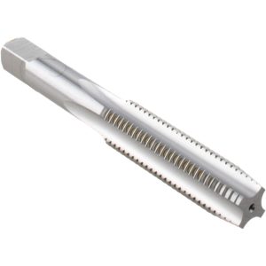 HERTEL Hand STI Tap: 3/8-16 UNC, H3, 4 Flutes, Plug Chamfer K007072AS