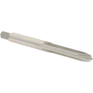 HERTEL Spiral Point STI Tap: #10-32 UNF, 2 Flutes, Plug, High Speed Steel, Bright/Uncoated K007041AS