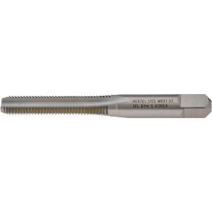 HERTEL Hand STI Tap: M6 x 1 Metric Course, D2, 3 Flutes, Bottoming Chamfer K007260AS