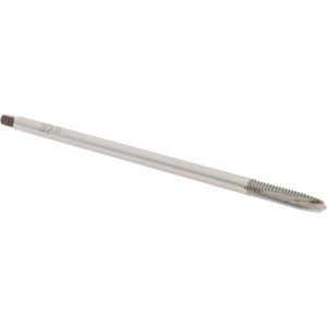 HERTEL Extension Tap: 1/4-20, 2 Flutes, H3, Bright/Uncoated, High Speed Steel, Spiral Point G271159-1