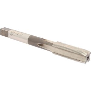 HERTEL Extension Tap: 3/4-16, 4 Flutes, H3, Bright/Uncoated, High Speed Steel, Standard Hand R867171