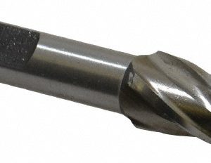 CLEVELAND Square End Mill: 1/2'' Dia, 1'' LOC, 3/8'' Shank Dia, 2-11/16'' OAL, 4 Flutes, High Speed Steel C33160