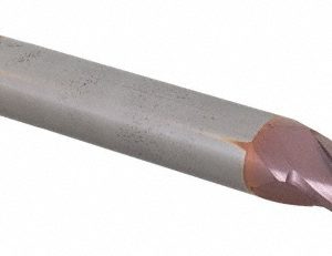 SGS Square End Mill: 7/32" Dia, 1/2" LOC, 4 Flute, Solid Carbide 39625