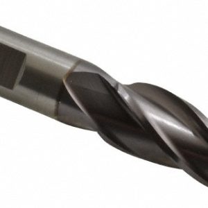 CLEVELAND Square End Mill: 11/16'' Dia, 1-5/8'' LOC, 5/8'' Shank Dia, 3-3/4'' OAL, 4 Flutes, High Speed Steel C33273