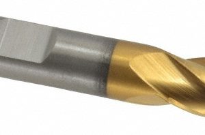 CLEVELAND Square End Mill: 3/8'' Dia, 3/4'' LOC, 3/8'' Shank Dia, 2-1/2'' OAL, 4 Flutes, High Speed Steel C41524