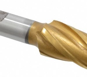 CLEVELAND Square End Mill: 3/4'' Dia, 1-5/8'' LOC, 1/2'' Shank Dia, 3-3/8'' OAL, 4 Flutes, High Speed Steel C33216