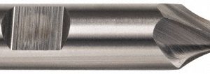 CLEVELAND 5/16" Diam, 9/16" LOC, 2 Flute High Speed Steel Keyway End Mill C38962