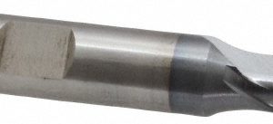 CLEVELAND 1/4" Diam, 1/2" LOC, 2 Flute High Speed Steel Keyway End Mill C38960