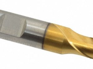 CLEVELAND 1/4" Diam, 1/2" LOC, 2 Flute High Speed Steel Keyway End Mill C38935