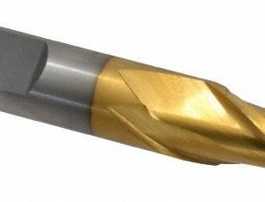 CLEVELAND Ball End Mill: 0.5" Dia, 1" LOC, 2 Flute, High Speed Steel C39016