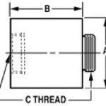 CRITERION 2" Outside Shank Dia, 7/8-20 Inside, Boring Head Shank Extension CB2000-IA4000