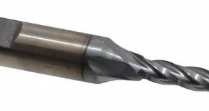 CLEVELAND Square End Mill: 3/16'' Dia, 1-1/4'' LOC, 3/8'' Shank Dia, 3-1/16'' OAL, 4 Flutes, High Speed Steel C33406
