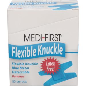 MEDIQUE 50 Qty 1 Pack 3" Long x 1" Wide, Knuckle Bandage Self-Adhesive Bandage 65250