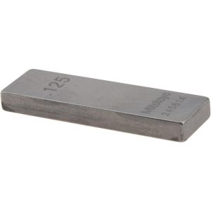 MITUTOYO Rectangle Steel Gage Block: 0.125", Grade 0 611165-531