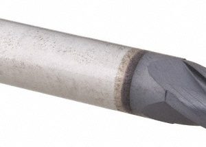 SGS Square End Mill: 5/16" Dia, 1/2" LOC, 4 Flute, Solid Carbide 31258
