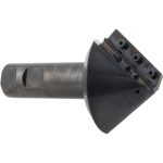 CUTTING TOOL TECHNOLOGIES 2.82" Max Diam, 1" Shank Diam, 1.32" LOC, 82&deg; Included Angle, Indexable Countersink 8NLC-020C