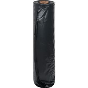 VALUE COLLECTION Tarp/Dust Cover: Black, 100' Long x 20' Wide, 4 mil 420100B