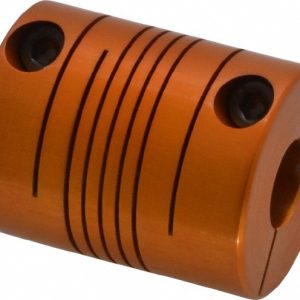 LOVEJOY Flexible Clamp Hub: Anodized Aluminum, 3/8" Pipe, 1.25" OAL 68514456644