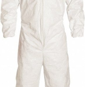 DUPONT Disposable Coveralls: Anti-Static & Particle Protection, Size 2X-Large, 1.2000 oz, Tyvek 400 TY125SHV XC TY125SWH2X002500